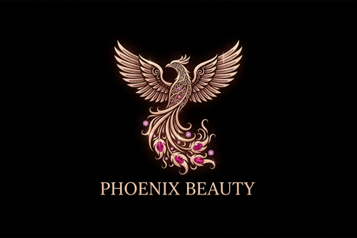 Phoenix Beauty Rose Gold Logo